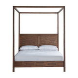 Boho Retreat Four Poster Bed Frame – Brown