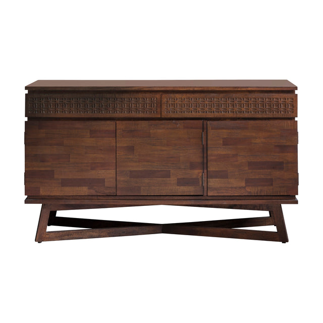 Boho Retreat Sideboard 3 Door 2 Drawer – Walnut