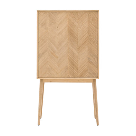 Milano 2 Door Cocktail Cabinet – Oak