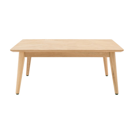 Milano Herringbone Coffee Table – Oak