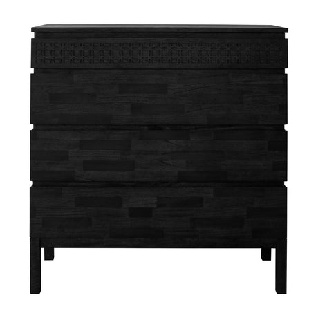 Boho Boutique 4 Drawer Chest – Black