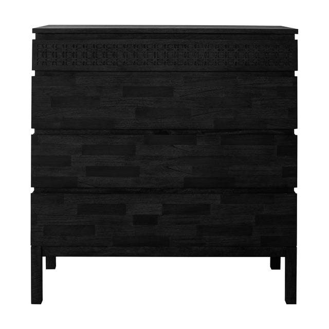 Boho Boutique 4 Drawer Chest – Black