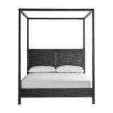 Boho Boutique Four Poster Bed – Black