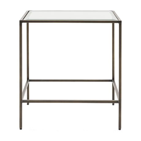 Rothbury Glass Top Side Table