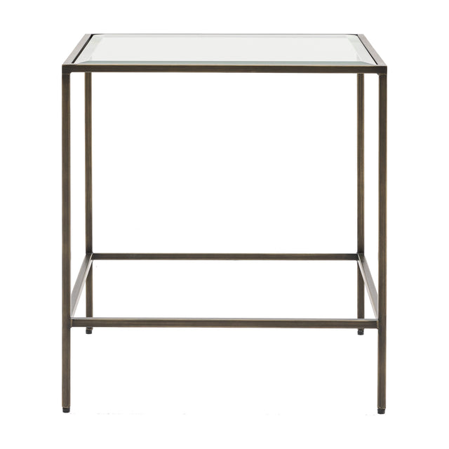 Rothbury Glass Top Side Table
