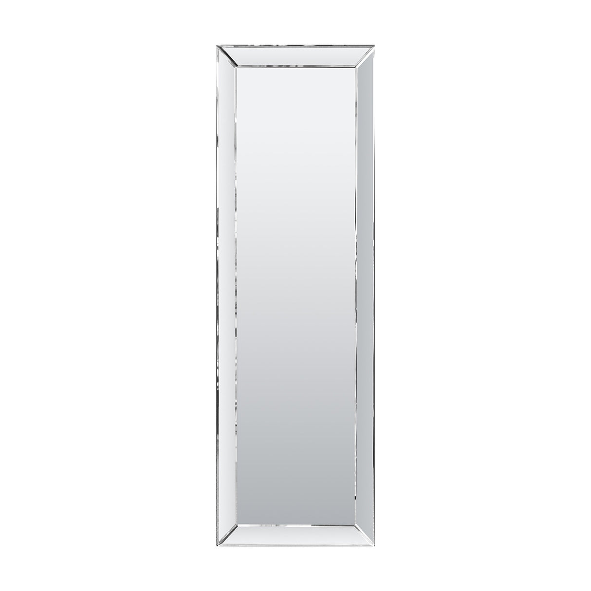 Luna Bevelled Full-Length Mirror – Silver