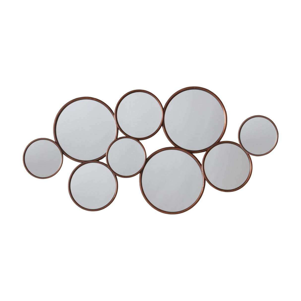 Kempsford Multi-Circle Wall Mirror – Copper