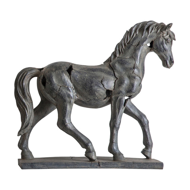 Tamir Antique Horse Statue – Grey