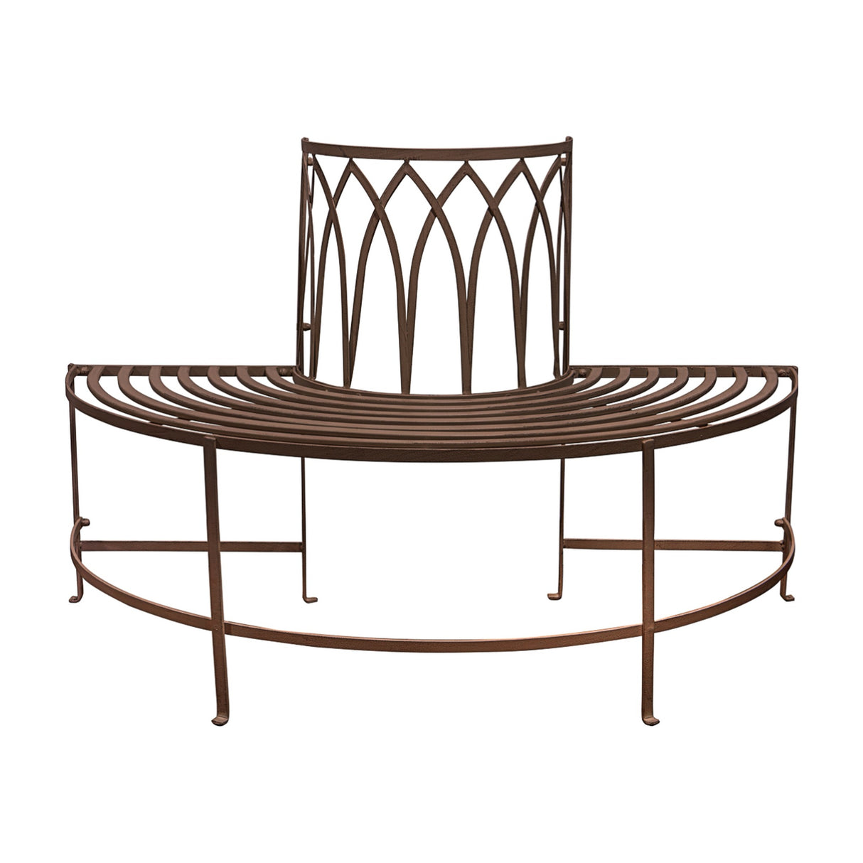 Alberoni Outdoor Tree Bench – Brown