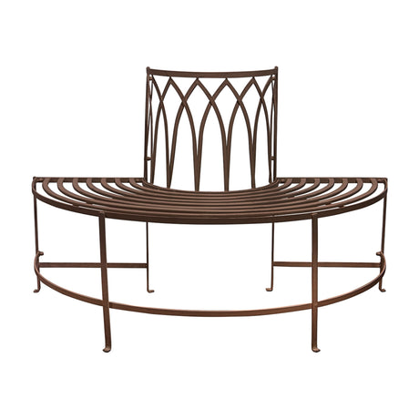 Alberoni Outdoor Tree Bench – Brown