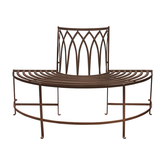 Alberoni Outdoor Tree Bench – Brown