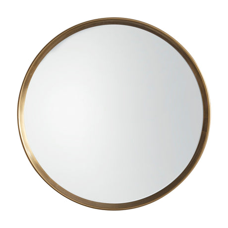 Harvey Round Mirror – Gold