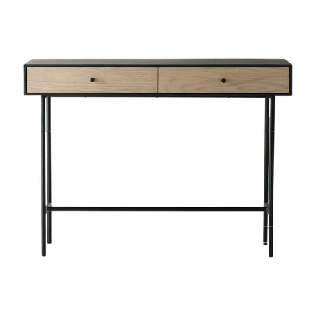 Carbury 2 Drawer Console Table – Natural Oak