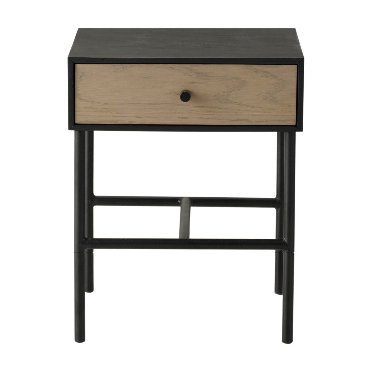 1 Drawer Bedside Table – Black