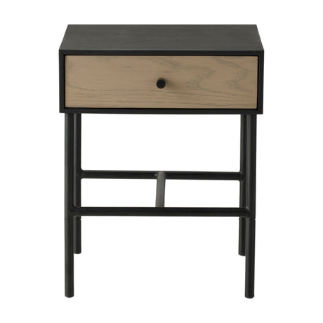1 Drawer Bedside Table – Black