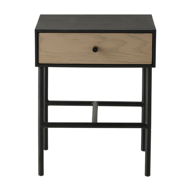 1 Drawer Bedside Table – Black