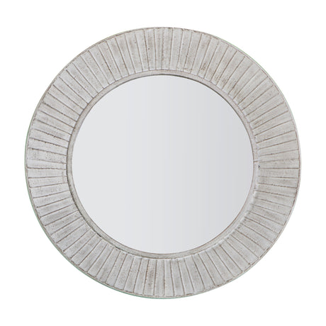 Ramlia Round Mirror – Cream