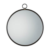 Bayswater Round Mirror with Ring Detail