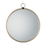 Bayswater Round Mirror with Ring Detail