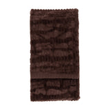 Textured Rabbit Faux Fur Throw