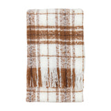 Check Faux Mohair Throw