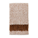 Herringbone Faux Mohair Throw