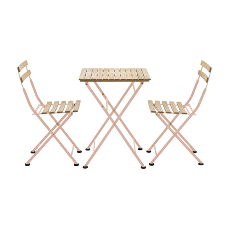 Ronda Bistro Set – Rose Pink