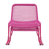 Sassano Rope Lounge Chair with Footstool