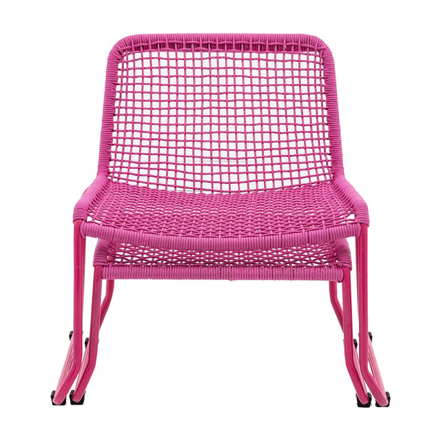 Sassano Rope Lounge Chair with Footstool