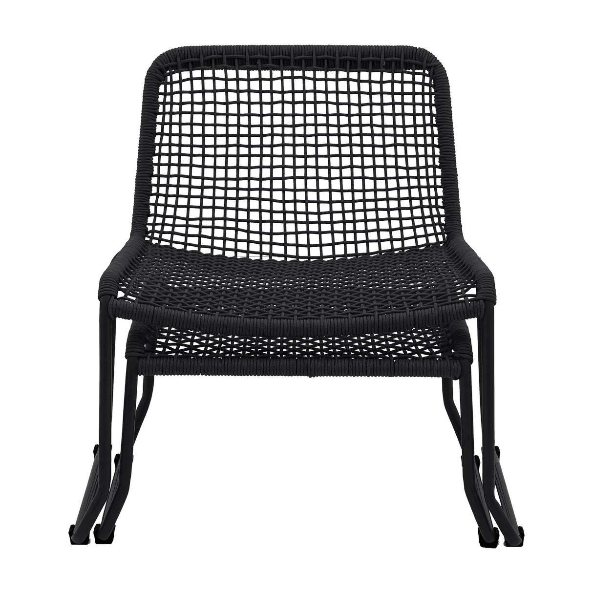 Sassano Rope Lounge Chair with Footstool