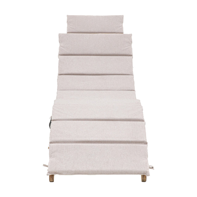 Ammos Foldaway Sunlounger – Natural