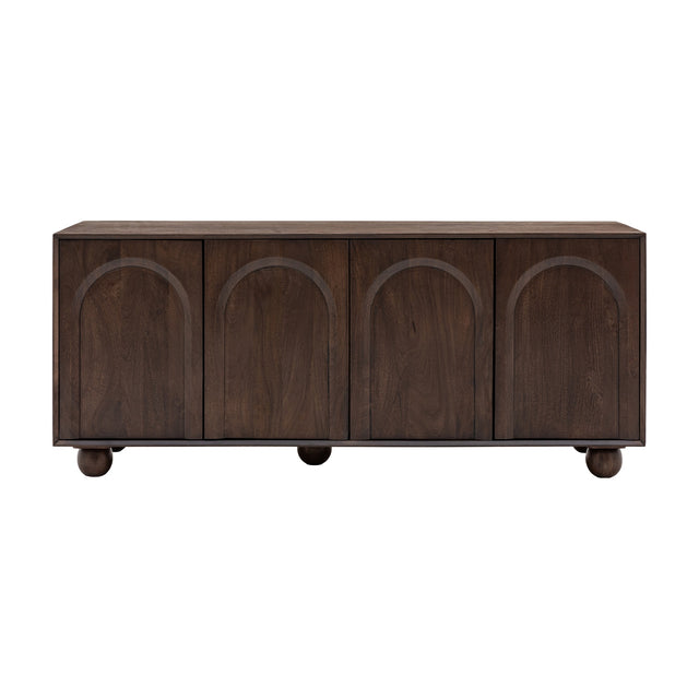 Arc 4 Door Sideboard – Walnut