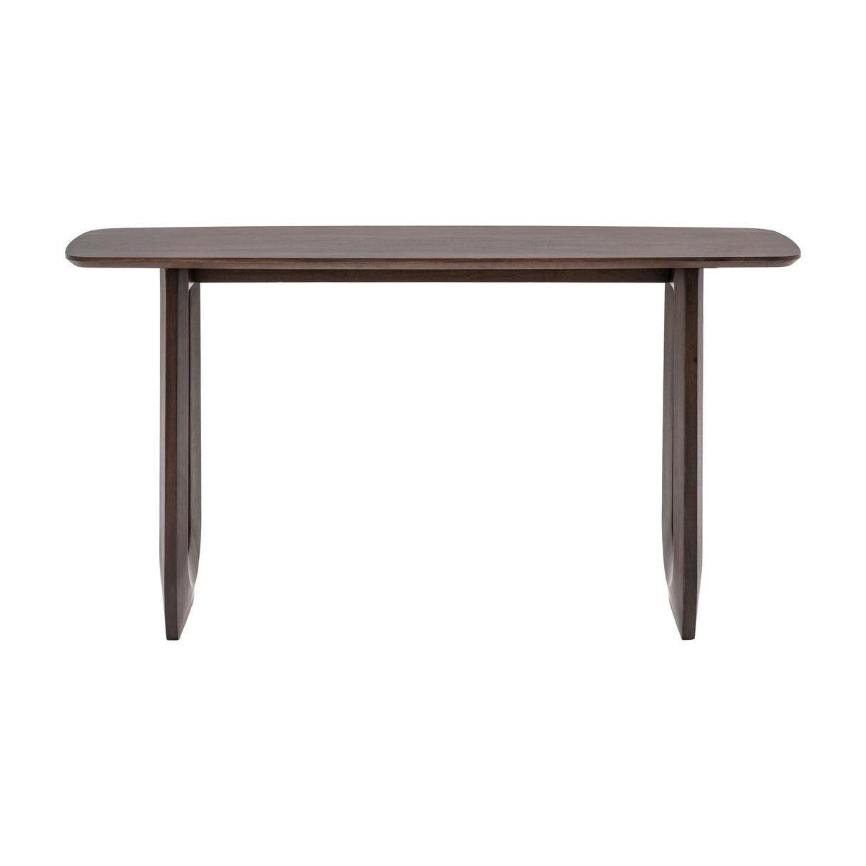 Arc Console Table [Curved Mango Wood] – Walnut