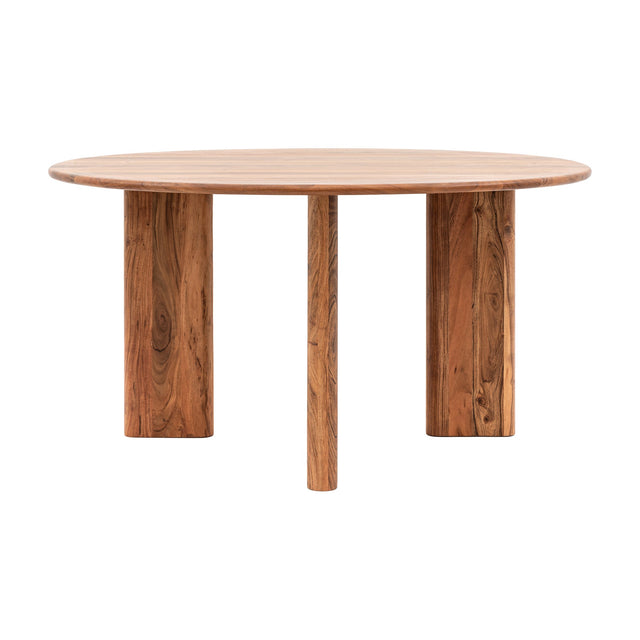 Borden Round Dining Table – Natural