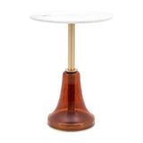 Bilbao Side Table with Marble Top