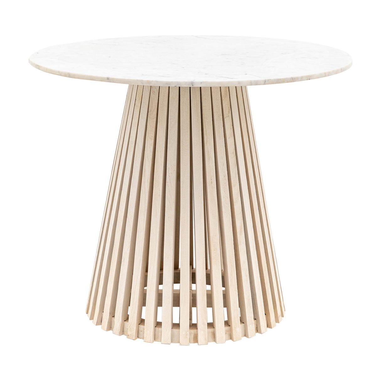 Soho Round Dining Table – White Marble