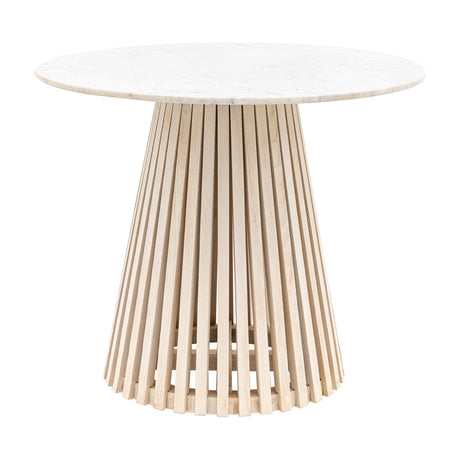 Soho Round Dining Table – White Marble