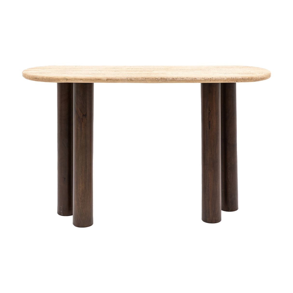 Trevi Travertine Console Table – Natural