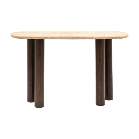 Trevi Travertine Console Table – Natural