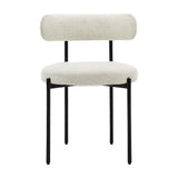 Aveley Bouclé Dining Chairs Set of 2