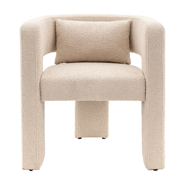 Arezzo Boucle Armchair – Taupe