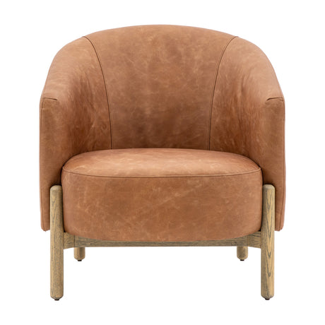 Tindon Armchair – Vintage Brown Leather