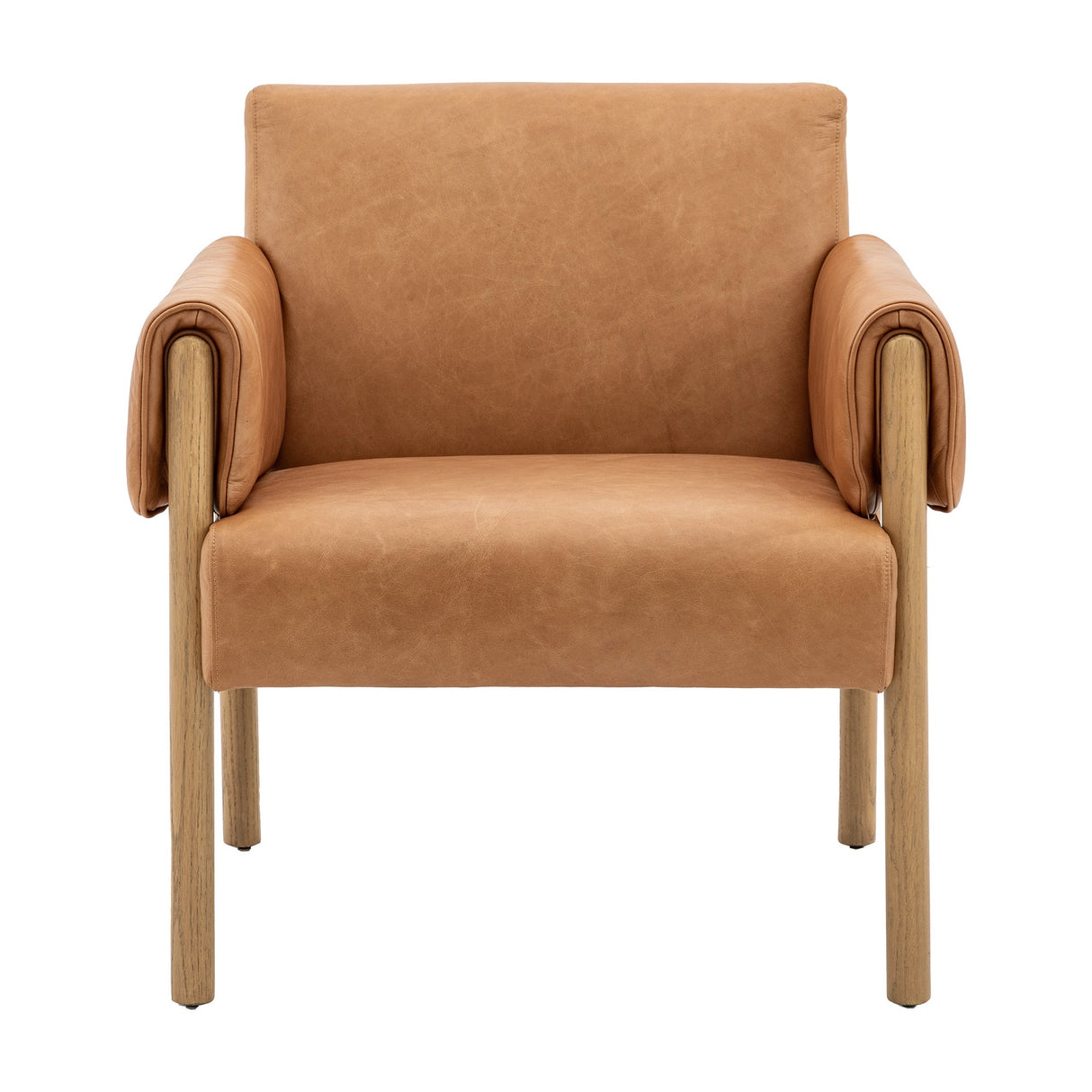 Stratford Leather Armchair – Tan