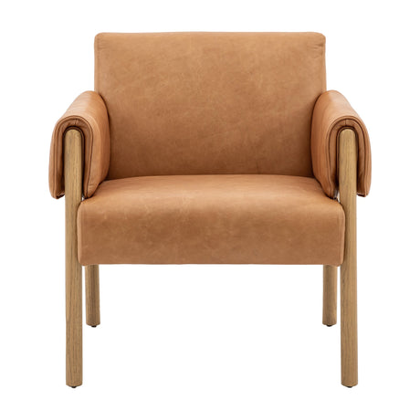 Stratford Leather Armchair – Tan