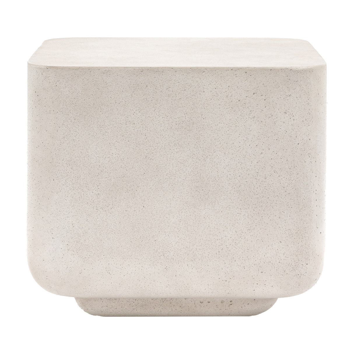 Rozzano Concrete Side Table – Cream