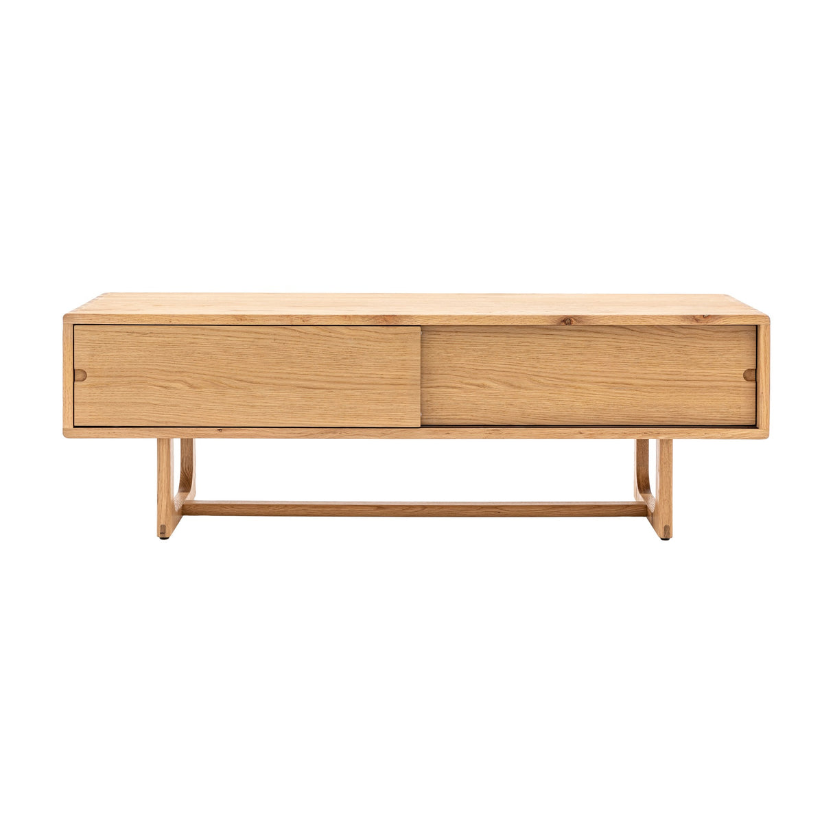 Craft Media Unit with Sliding Doors