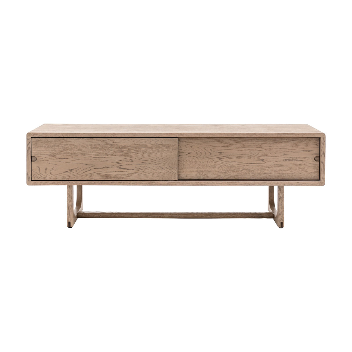 Craft Media Unit with Sliding Doors