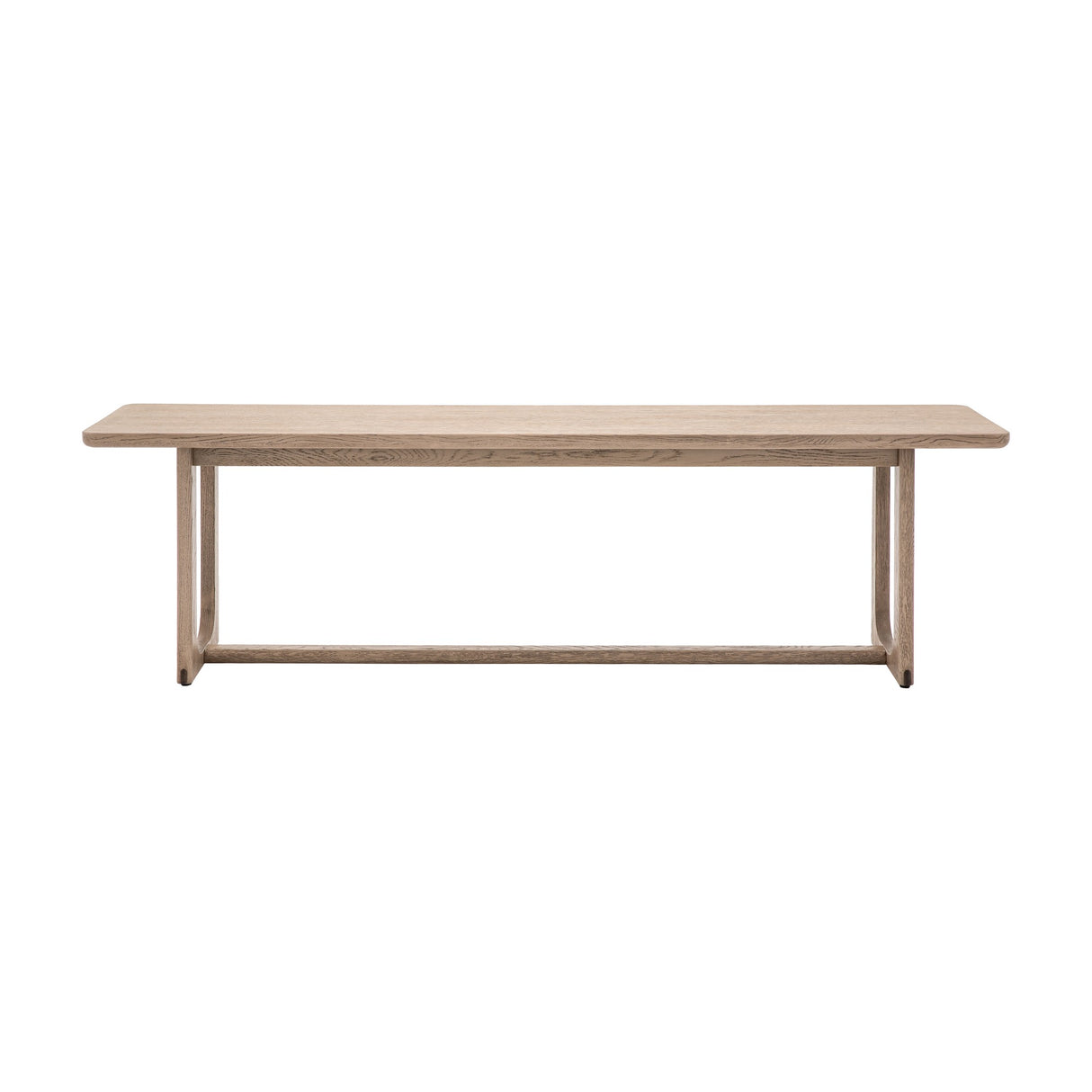 Craft Dining Bench – Smoked Oak