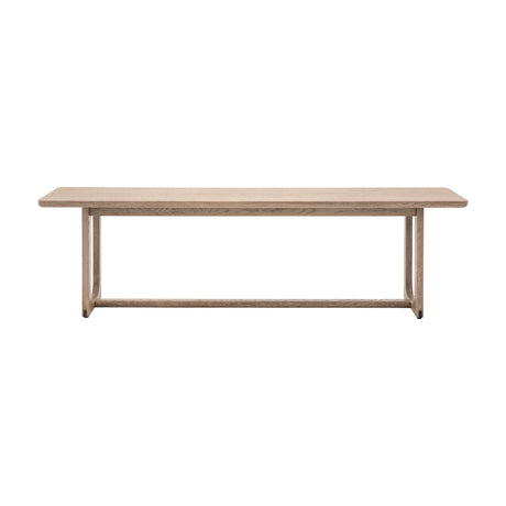 Craft Dining Bench – Smoked Oak