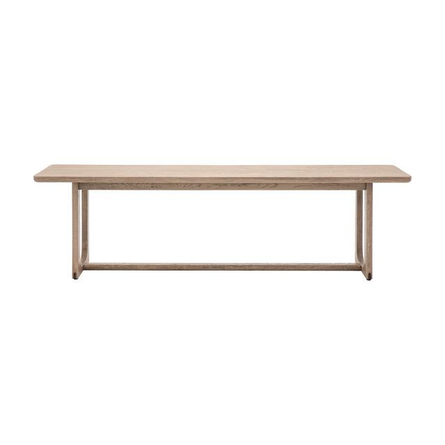 Craft Dining Bench – Smoked Oak